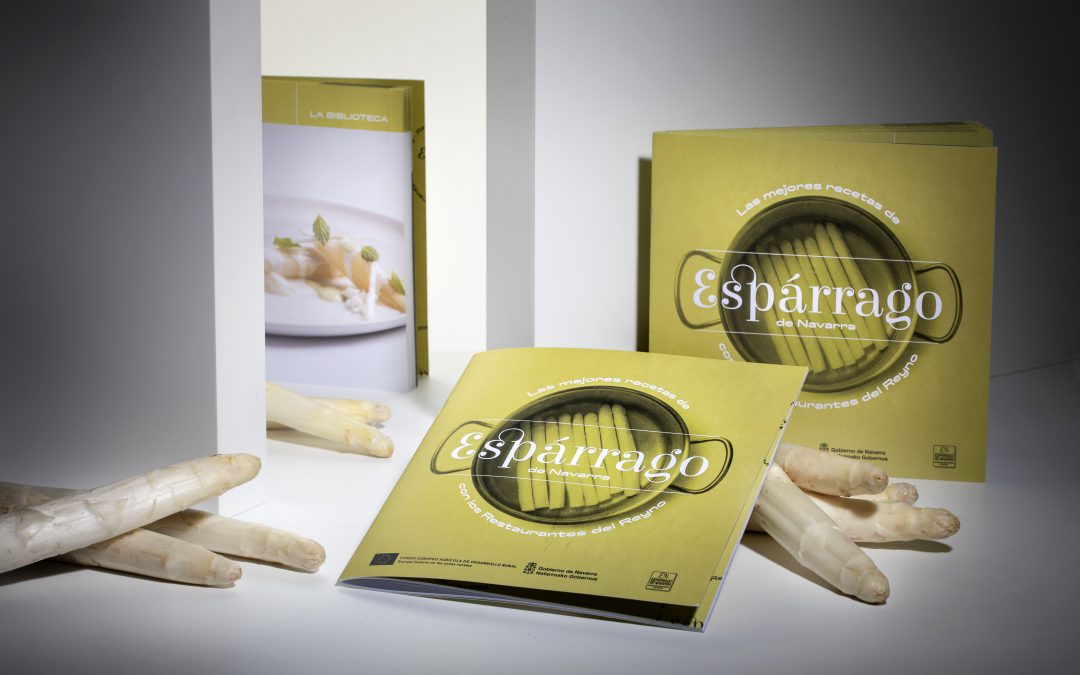 Espárrago de Navarra edita un recetario de la mano de los Restaurantes del Reyno